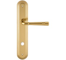 Дверная ручка на планке Extreza GUSTO 334 PL05-WC-96 полированная латунь F01