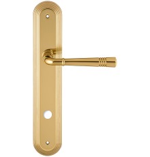 Дверная ручка на планке Extreza GUSTO 334 PL05-WC-96 полированная латунь F01