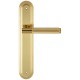 Дверная ручка на планке Extreza Classic TUBA 126 PL05 полированная латунь F01