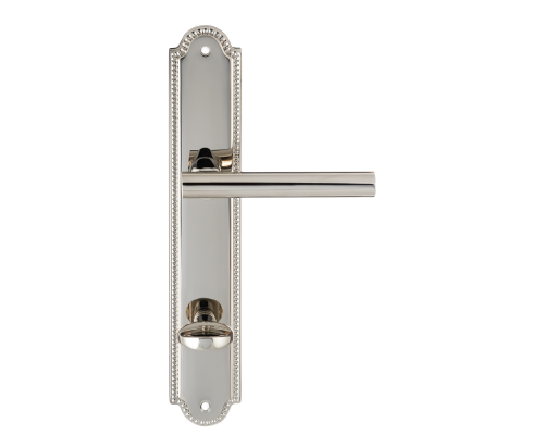 Дверная ручка на планке Extreza PIVOT 132 PL03-WC-96 полированный никель F21 Дверная ручка на планке Extreza PIVOT 132 PL03-WC-96 полированный никель F21