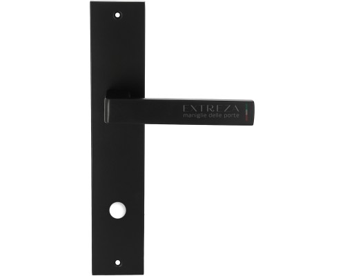 Дверная ручка на планке Extreza ENZO-PL11-WC96-F22 (ENZO 117) черный матовый Дверная ручка на планке Extreza ENZO-PL11-WC96-F22 (ENZO 117) черный матовый
