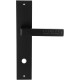 Дверная ручка на планке Extreza ENZO-PL11-WC96-F22 (ENZO 117) черный матовый