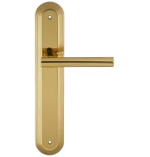 Дверная ручка на планке Extreza PIVOT 132 PL05 полированная латунь F01