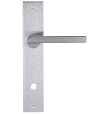 Дверная ручка на планке Extreza Hi-Tech SANTA 128 PL11-WC-96 матовый хром F05