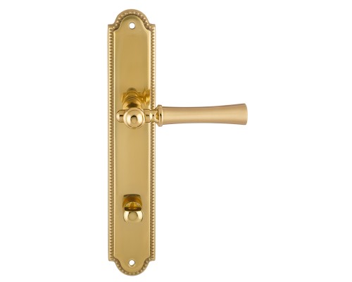 Дверная ручка на планке Extreza DEZI 309 PL05-WC-96-F07-F01 матовая латунь глянец / латунь / планка латунь Дверная ручка на планке Extreza DEZI 309 PL05-WC-96-F07-F01 матовая латунь глянец / латунь / планка латунь