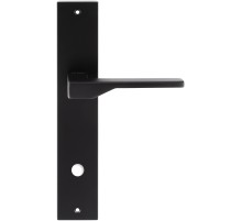 Дверная ручка на планке Extreza Hi-Tech ADONA 122 PL11-WC-96 черный матовый F22