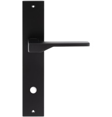 Дверная ручка на планке Extreza Hi-Tech ADONA 122 PL11-WC-96 черный матовый F22