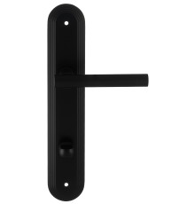 Дверная ручка на планке Extreza PIVOT 132 PL05-WC-96 черный матовый F22
