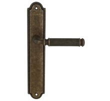 Дверная ручка на планке Extreza BENITO-PL03-F23 (BENITO 307) античная бронза