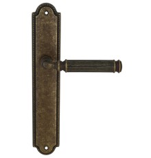 Дверная ручка на планке Extreza BENITO-PL03-F23 (BENITO 307) античная бронза