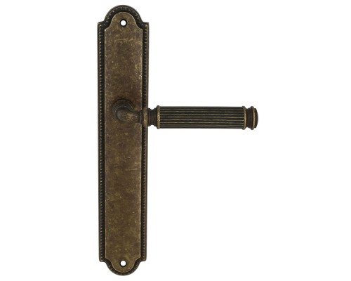 Дверная ручка на планке Extreza BENITO-PL03-F23 (BENITO 307) античная бронза Дверная ручка на планке Extreza BENITO-PL03-F23 (BENITO 307) античная бронза