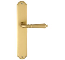 Дверная ручка на планке Extreza Classic PETRA 304 PL01 матовая латунь F02