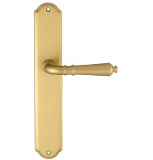 Дверная ручка на планке Extreza Classic PETRA 304 PL01 матовая латунь F02