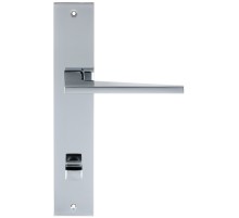 Дверная ручка на планке Extreza Hi-Tech AZIMUT 102 PL11-WC-96 полированный хром F04