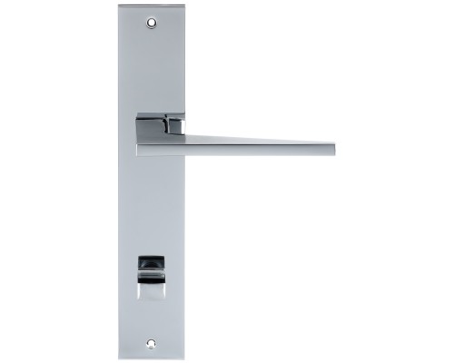 Дверная ручка на планке Extreza Hi-Tech AZIMUT 102 PL11-WC-96 полированный хром F04 Дверная ручка на планке Extreza Hi-Tech AZIMUT 102 PL11-WC-96 полированный хром F04