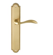Дверная ручка на планке Extreza FLEXA-PL03-F07 (FLEXA 335) матовая латунь глянец
