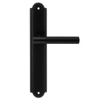 Дверная ручка на планке Extreza TUBA-PL03-F22 (TUBA 126) черный матовый