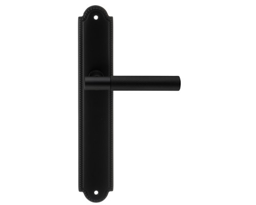 Дверная ручка на планке Extreza TUBA-PL03-F22 (TUBA 126) черный матовый