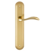 Дверная ручка на планке Extreza FLEXA-PL05-F01 (FLEXA 335) полированная латунь