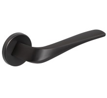 Дверная ручка Extreza Hi-Tech GIRA (Гира) 108 на розетке R12 антрацит F27