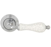 Дверная ручка Extreza DANA CRACKLE (Дана кракле) 306 на розетке R05 полированный хром F04