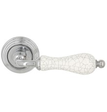 Дверная ручка Extreza DANA CRACKLE (Дана кракле) 306 на розетке R05 полированный хром F04