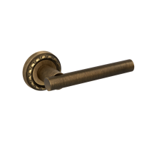 Дверная ручка Extreza CLASSIC PIVOT 132 на круглом основании R02 матовая бронза F03