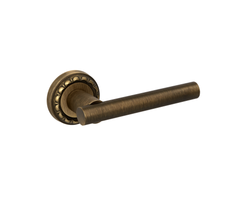 Дверная ручка Extreza CLASSIC PIVOT 132 на круглом основании R02 матовая бронза F03 Дверная ручка Extreza CLASSIC PIVOT 132 на круглом основании R02 матовая бронза F03