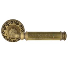 Дверная ручка Extreza Classic BENITO 307 круглая розетка R04 матовая бронза F03