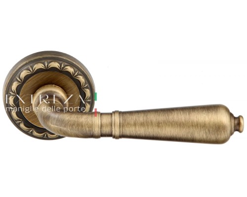 Дверная ручка Extreza Classic PETRA 304 круглая розетка R02 матовая бронза F03 Дверная ручка Extreza Classic PETRA 304 круглая розетка R02 матовая бронза F03