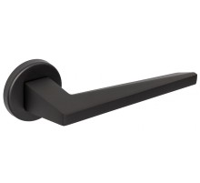 Дверная ручка Extreza Hi-Tech AZIMUT 102 круглая розетка R12 (7 мм) антрацит F27