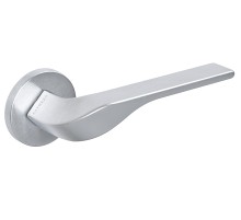 Дверная ручка на розетке Extreza AURA-R16-F05 (AURA 134) матовый хром