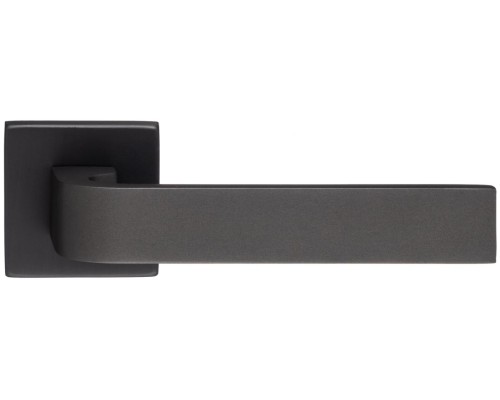 Дверная ручка Extreza Hi-tech SLIM SOUND (Саунд) 106 на квадратной розетке R11 антрацит F27
