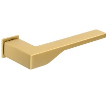 Дверная ручка Extreza Hi-Tech ADONA 122 квадратная розетка mini R21 (2 мм) матовая латунь F02