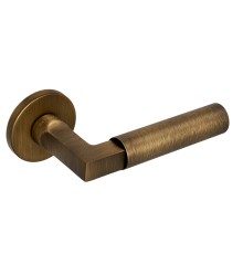 Дверная ручка на розетке Extreza STEM-R16-F03 (STEM 135) матовая бронза