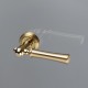 Дверная ручка на розетке Extreza DEZI-R01-F07-F01-F07 (DEZI 309) матовая латунь глянец / латунь / кольцо матовая латунь глянец
