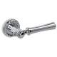 Дверная ручка на розетке Extreza DEZI-R02-F05-F04 (DEZI 309) матовый хром / хром / кольцо хром