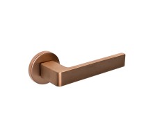 Дверная ручка Extreza ENZO-R12-F09-PVD (ENZO 117 круглое основание 7 мм) медь покрытие PVD