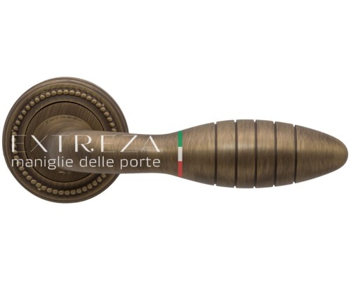Дверная ручка Extreza MIREL (Мирел) 316 на розетке R03 матовая бронза F03 Дверная ручка Extreza MIREL (Мирел) 316 на розетке R03 матовая бронза F03