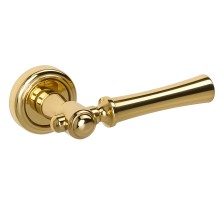 Дверная ручка на розетке Extreza DEZI-R01-F01 (DEZI 309) полированная латунь