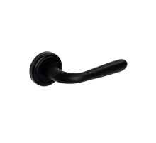 Дверная ручка Extreza ALDO (Алдо) 331 на розетке R01 черный матовый F22