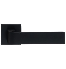 Дверная ручка Extreza Hi-tech SLIM SOUND (Саунд) 106 на квадратной розетке R11 черный F22