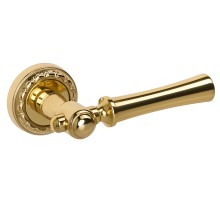 Дверная ручка на розетке Extreza DEZI-R02-F01 (DEZI 309) полированная латунь