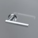 Дверная ручка Extreza CLASSIC PIVOT 132 на круглом основании R01 матовый хром F05