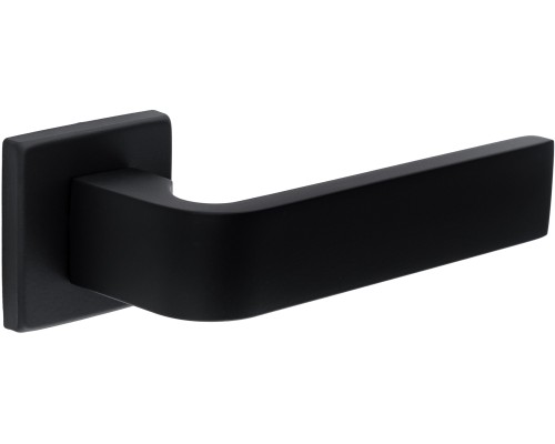 Дверная ручка Extreza Hi-tech SLIM SOUND (Саунд) 106 на квадратной розетке R11 черный F22