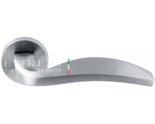 Дверная ручка Extreza Hi-Tech TORI (Тори) 101 R12 матовый хром F05