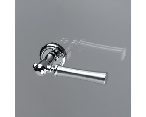 Дверная ручка на розетке Extreza DEZI-R01-F05-F04 (DEZI 309) матовый хром / хром / кольцо хром Дверная ручка на розетке Extreza DEZI-R01-F05-F04 (DEZI 309) матовый хром / хром / кольцо хром