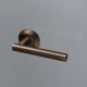 Дверная ручка Extreza CLASSIC PIVOT 132 на круглом основании R05 матовая бронза F03