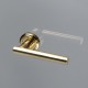Дверная ручка Extreza CLASSIC PIVOT 132 на круглом основании R01 полированная латунь F01