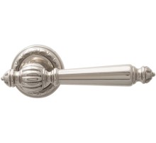 Дверная ручка Extreza Classic DANIEL 308 круглая розетка R02 полированный никель F21